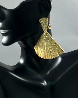 The Right Path Gold Earring.